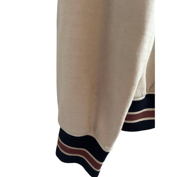 Harley Davidson Women's Size XL Cream Motorcycle Full Zip Bomber Jacket - Picture 5 of 7